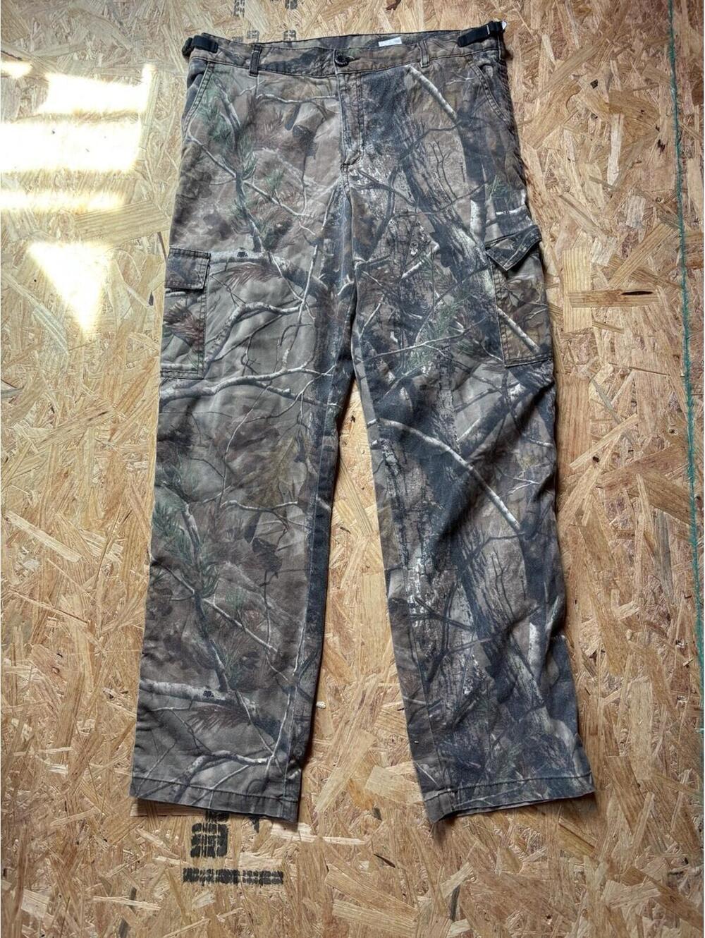 Vintage Ranger Camo Cargo Pants Men’s Medium Woodland Hunting Made in Pakistan